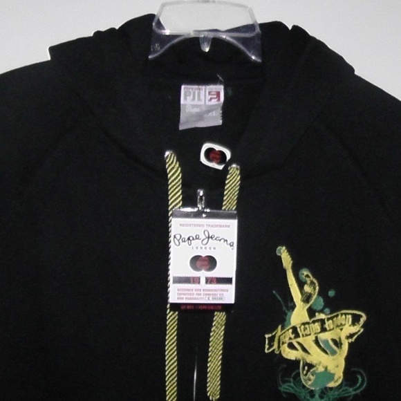 Pepe Jeans Other - Vintage hooded hoodie sweatshirt Jacket Sz 4XL